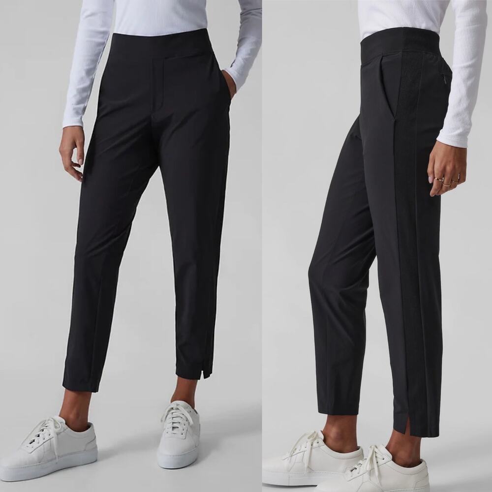 ATHLETA Brooklyn Ankle Pant Black 16